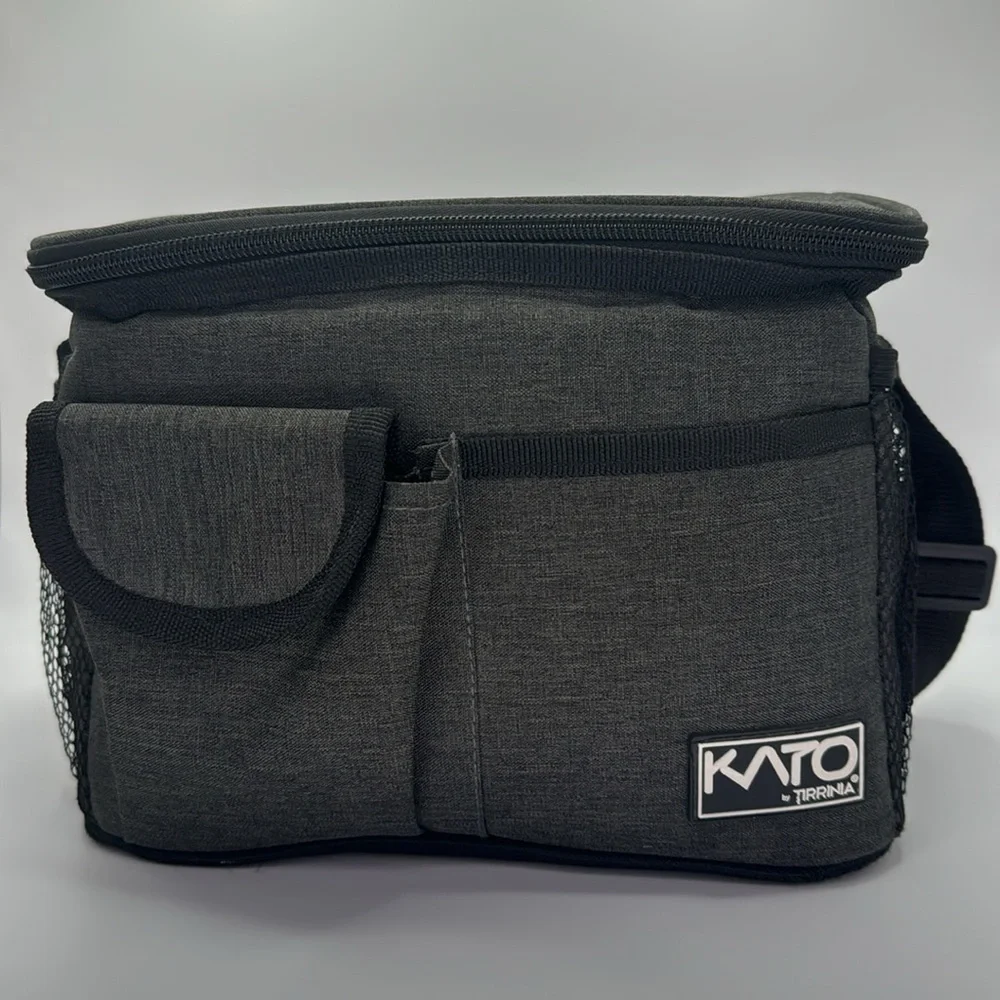 Kato Tirrinia Gray Reusable Lunch Cooler Bag